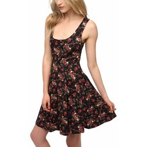 Free people floral mini dress